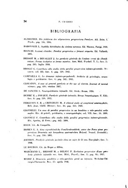 Schizofrenie bollettino trimestrale del primo Centro Provinciale di studio della demenza precoce