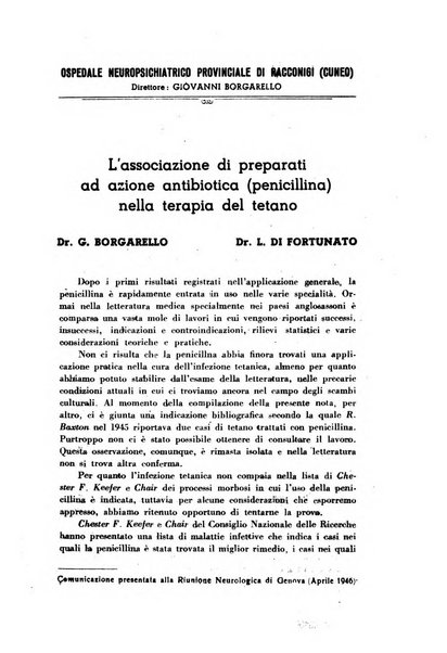 Schizofrenie bollettino trimestrale del primo Centro Provinciale di studio della demenza precoce