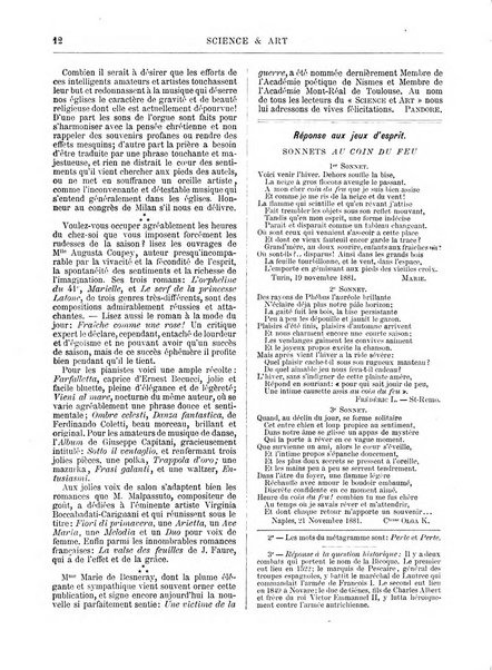 Science et art lectures de famille