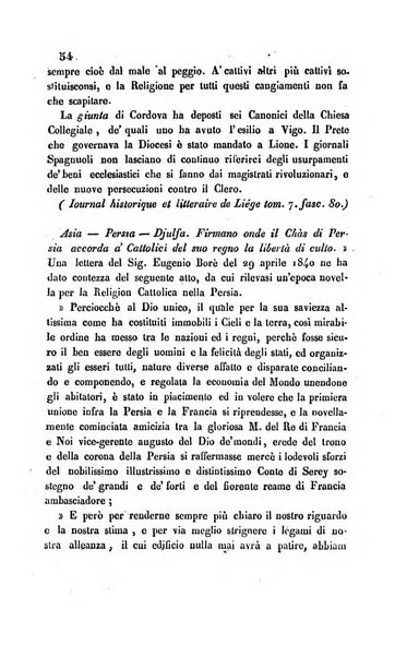 La scienza e la fede raccolta religiosa, scientifica, letteraria ed artistica, che mostra come il sapere umano rende testimonianza alla religione cattolica