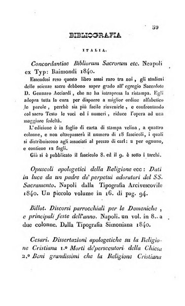 La scienza e la fede raccolta religiosa, scientifica, letteraria ed artistica, che mostra come il sapere umano rende testimonianza alla religione cattolica