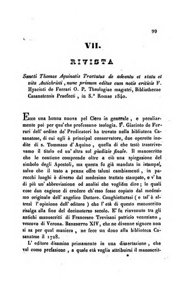 La scienza e la fede raccolta religiosa, scientifica, letteraria ed artistica, che mostra come il sapere umano rende testimonianza alla religione cattolica