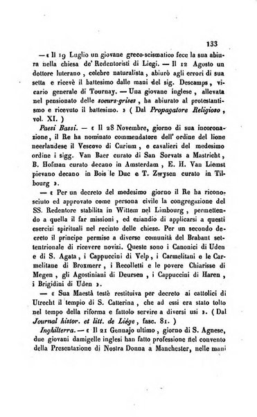 La scienza e la fede raccolta religiosa, scientifica, letteraria ed artistica, che mostra come il sapere umano rende testimonianza alla religione cattolica