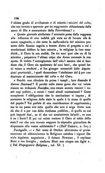 La scienza e la fede raccolta religiosa, scientifica, letteraria ed artistica, che mostra come il sapere umano rende testimonianza alla religione cattolica