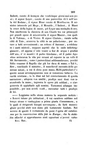 La scienza e la fede raccolta religiosa, scientifica, letteraria ed artistica, che mostra come il sapere umano rende testimonianza alla religione cattolica