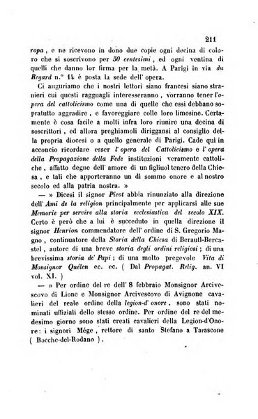 La scienza e la fede raccolta religiosa, scientifica, letteraria ed artistica, che mostra come il sapere umano rende testimonianza alla religione cattolica