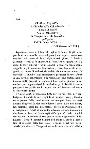 La scienza e la fede raccolta religiosa, scientifica, letteraria ed artistica, che mostra come il sapere umano rende testimonianza alla religione cattolica