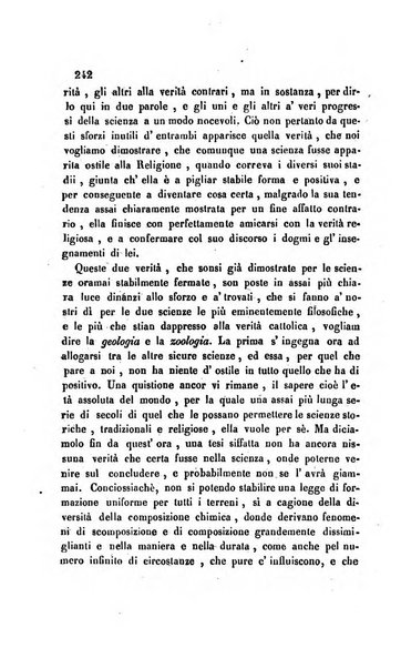 La scienza e la fede raccolta religiosa, scientifica, letteraria ed artistica, che mostra come il sapere umano rende testimonianza alla religione cattolica