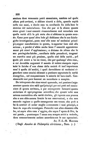 La scienza e la fede raccolta religiosa, scientifica, letteraria ed artistica, che mostra come il sapere umano rende testimonianza alla religione cattolica