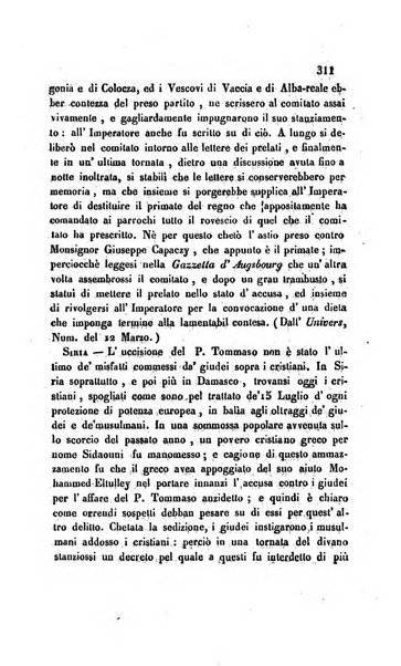 La scienza e la fede raccolta religiosa, scientifica, letteraria ed artistica, che mostra come il sapere umano rende testimonianza alla religione cattolica