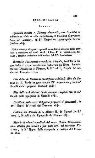 La scienza e la fede raccolta religiosa, scientifica, letteraria ed artistica, che mostra come il sapere umano rende testimonianza alla religione cattolica