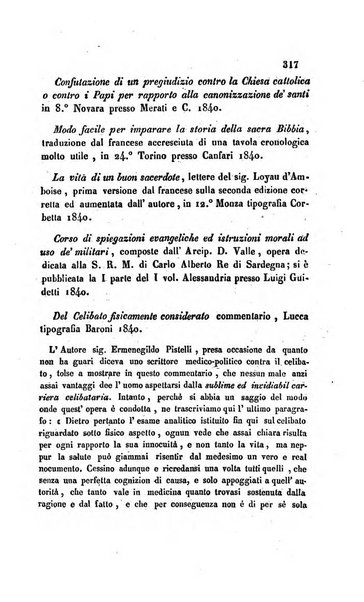 La scienza e la fede raccolta religiosa, scientifica, letteraria ed artistica, che mostra come il sapere umano rende testimonianza alla religione cattolica