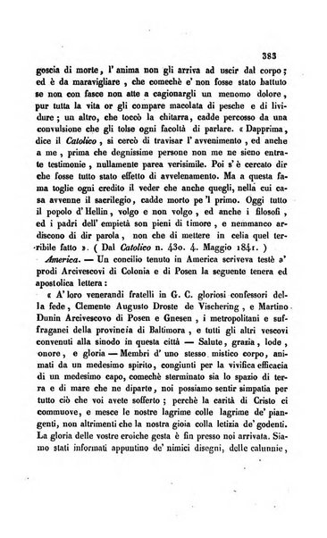 La scienza e la fede raccolta religiosa, scientifica, letteraria ed artistica, che mostra come il sapere umano rende testimonianza alla religione cattolica