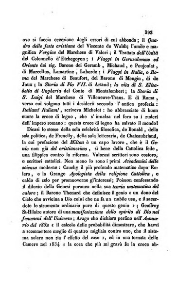 La scienza e la fede raccolta religiosa, scientifica, letteraria ed artistica, che mostra come il sapere umano rende testimonianza alla religione cattolica