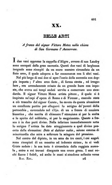 La scienza e la fede raccolta religiosa, scientifica, letteraria ed artistica, che mostra come il sapere umano rende testimonianza alla religione cattolica