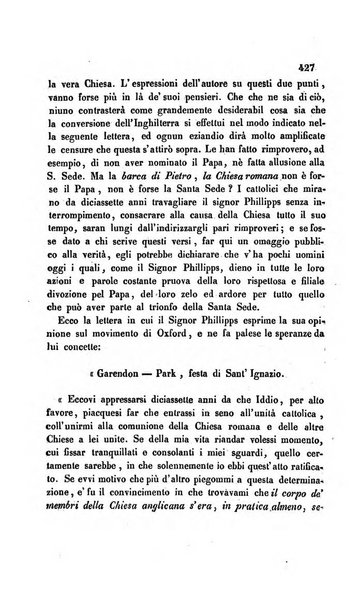 La scienza e la fede raccolta religiosa, scientifica, letteraria ed artistica, che mostra come il sapere umano rende testimonianza alla religione cattolica