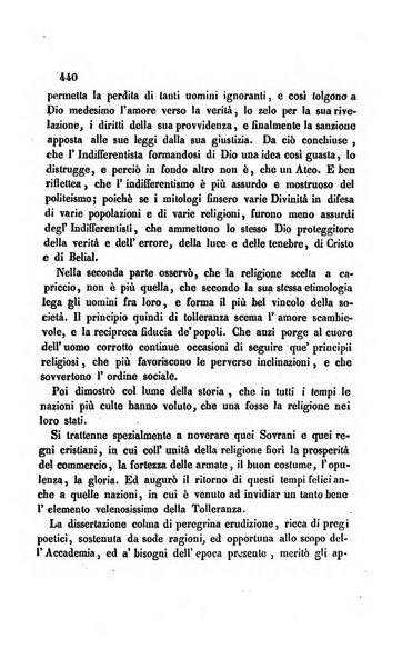 La scienza e la fede raccolta religiosa, scientifica, letteraria ed artistica, che mostra come il sapere umano rende testimonianza alla religione cattolica