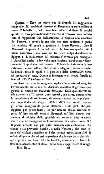 La scienza e la fede raccolta religiosa, scientifica, letteraria ed artistica, che mostra come il sapere umano rende testimonianza alla religione cattolica