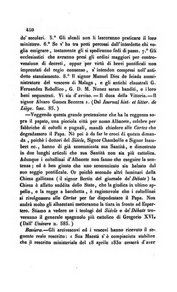 La scienza e la fede raccolta religiosa, scientifica, letteraria ed artistica, che mostra come il sapere umano rende testimonianza alla religione cattolica