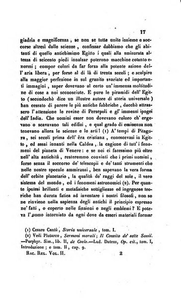 La scienza e la fede raccolta religiosa, scientifica, letteraria ed artistica, che mostra come il sapere umano rende testimonianza alla religione cattolica