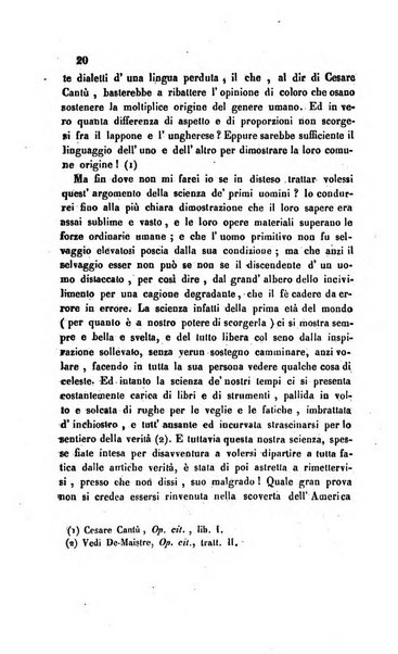 La scienza e la fede raccolta religiosa, scientifica, letteraria ed artistica, che mostra come il sapere umano rende testimonianza alla religione cattolica