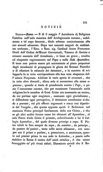 La scienza e la fede raccolta religiosa, scientifica, letteraria ed artistica, che mostra come il sapere umano rende testimonianza alla religione cattolica