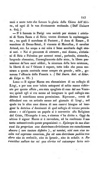 La scienza e la fede raccolta religiosa, scientifica, letteraria ed artistica, che mostra come il sapere umano rende testimonianza alla religione cattolica