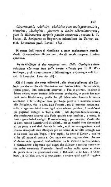 La scienza e la fede raccolta religiosa, scientifica, letteraria ed artistica, che mostra come il sapere umano rende testimonianza alla religione cattolica