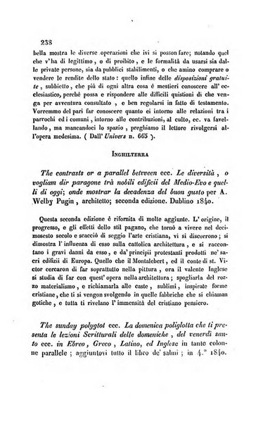 La scienza e la fede raccolta religiosa, scientifica, letteraria ed artistica, che mostra come il sapere umano rende testimonianza alla religione cattolica