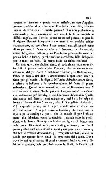 La scienza e la fede raccolta religiosa, scientifica, letteraria ed artistica, che mostra come il sapere umano rende testimonianza alla religione cattolica