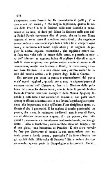 La scienza e la fede raccolta religiosa, scientifica, letteraria ed artistica, che mostra come il sapere umano rende testimonianza alla religione cattolica