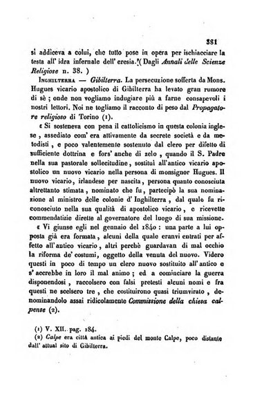 La scienza e la fede raccolta religiosa, scientifica, letteraria ed artistica, che mostra come il sapere umano rende testimonianza alla religione cattolica