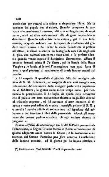 La scienza e la fede raccolta religiosa, scientifica, letteraria ed artistica, che mostra come il sapere umano rende testimonianza alla religione cattolica