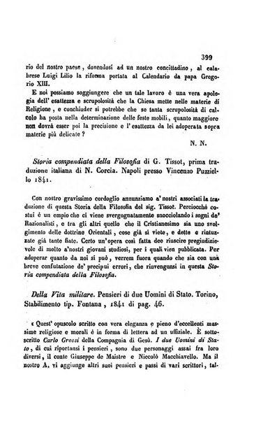 La scienza e la fede raccolta religiosa, scientifica, letteraria ed artistica, che mostra come il sapere umano rende testimonianza alla religione cattolica