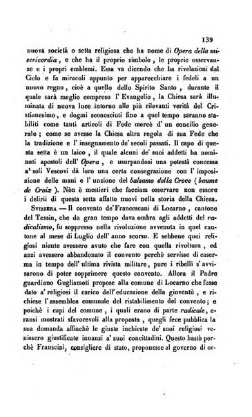 La scienza e la fede raccolta religiosa, scientifica, letteraria ed artistica, che mostra come il sapere umano rende testimonianza alla religione cattolica