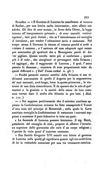 La scienza e la fede raccolta religiosa, scientifica, letteraria ed artistica, che mostra come il sapere umano rende testimonianza alla religione cattolica