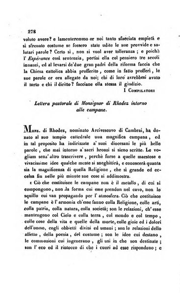 La scienza e la fede raccolta religiosa, scientifica, letteraria ed artistica, che mostra come il sapere umano rende testimonianza alla religione cattolica