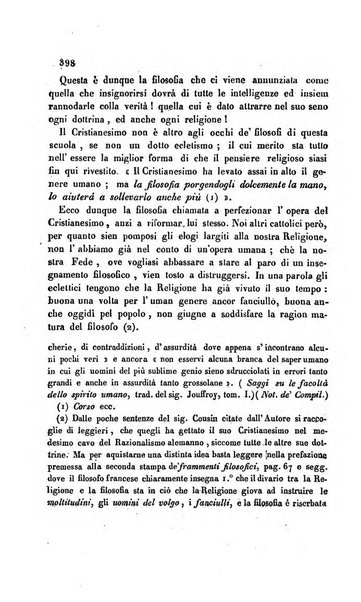 La scienza e la fede raccolta religiosa, scientifica, letteraria ed artistica, che mostra come il sapere umano rende testimonianza alla religione cattolica