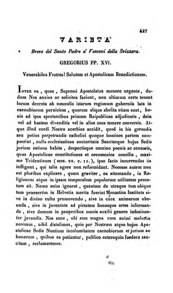 La scienza e la fede raccolta religiosa, scientifica, letteraria ed artistica, che mostra come il sapere umano rende testimonianza alla religione cattolica