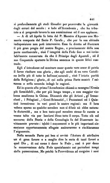 La scienza e la fede raccolta religiosa, scientifica, letteraria ed artistica, che mostra come il sapere umano rende testimonianza alla religione cattolica