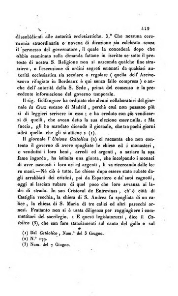 La scienza e la fede raccolta religiosa, scientifica, letteraria ed artistica, che mostra come il sapere umano rende testimonianza alla religione cattolica