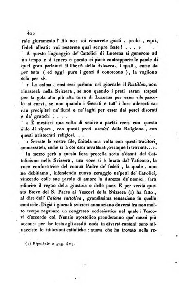 La scienza e la fede raccolta religiosa, scientifica, letteraria ed artistica, che mostra come il sapere umano rende testimonianza alla religione cattolica