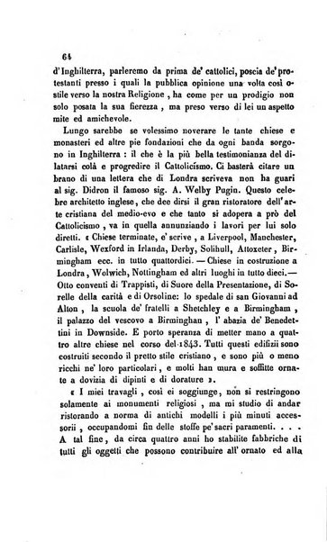 La scienza e la fede raccolta religiosa, scientifica, letteraria ed artistica, che mostra come il sapere umano rende testimonianza alla religione cattolica