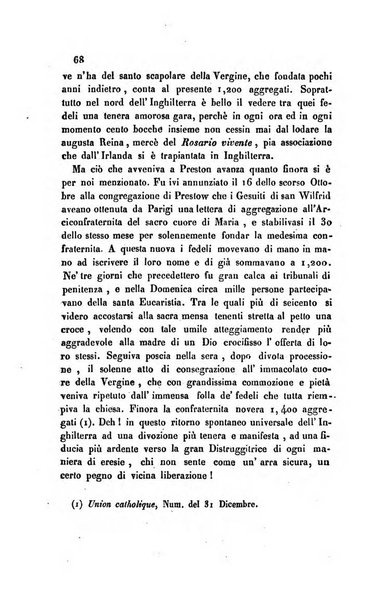 La scienza e la fede raccolta religiosa, scientifica, letteraria ed artistica, che mostra come il sapere umano rende testimonianza alla religione cattolica