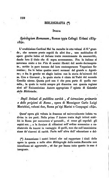 La scienza e la fede raccolta religiosa, scientifica, letteraria ed artistica, che mostra come il sapere umano rende testimonianza alla religione cattolica