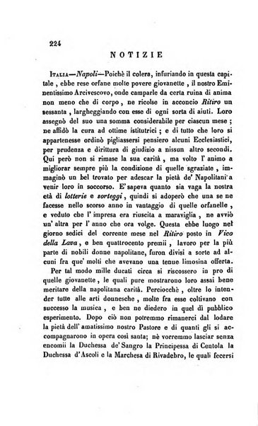 La scienza e la fede raccolta religiosa, scientifica, letteraria ed artistica, che mostra come il sapere umano rende testimonianza alla religione cattolica