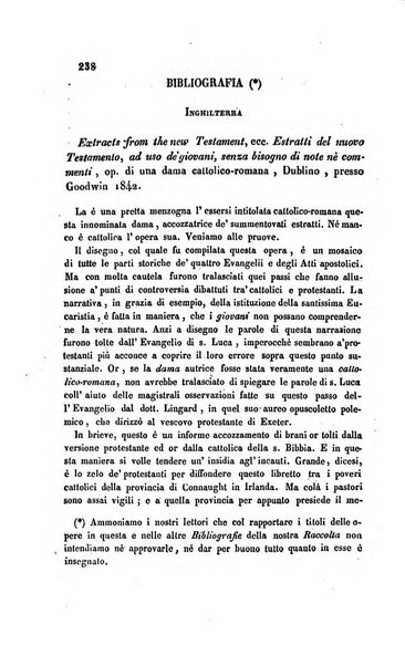 La scienza e la fede raccolta religiosa, scientifica, letteraria ed artistica, che mostra come il sapere umano rende testimonianza alla religione cattolica