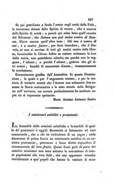 La scienza e la fede raccolta religiosa, scientifica, letteraria ed artistica, che mostra come il sapere umano rende testimonianza alla religione cattolica