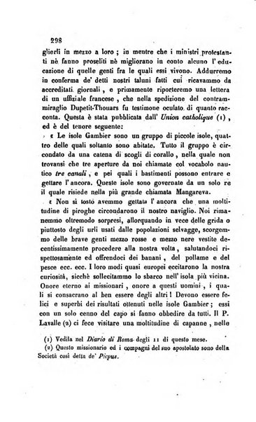 La scienza e la fede raccolta religiosa, scientifica, letteraria ed artistica, che mostra come il sapere umano rende testimonianza alla religione cattolica