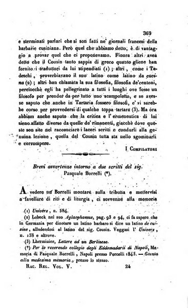 La scienza e la fede raccolta religiosa, scientifica, letteraria ed artistica, che mostra come il sapere umano rende testimonianza alla religione cattolica